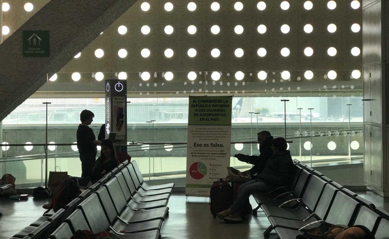 Fueron 62 los vuelos cancelados en todo el país, lo que afectó a más de 10 mil 650 pasajeros.
