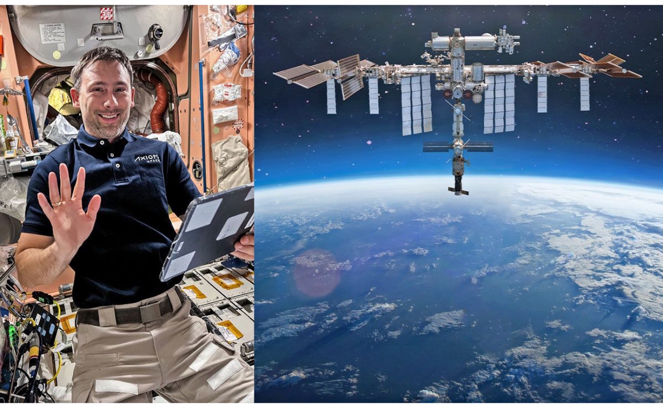 Astronauta polaco comparte impactantes imágenes de la Tierra y la Luna desde el espacio