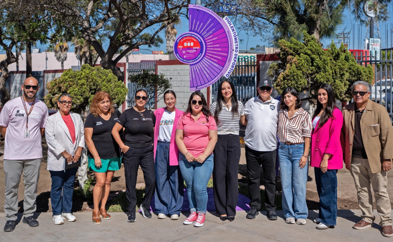 Instalan primer Violentómetro Deportivo en Rosarito para prevenir la violencia