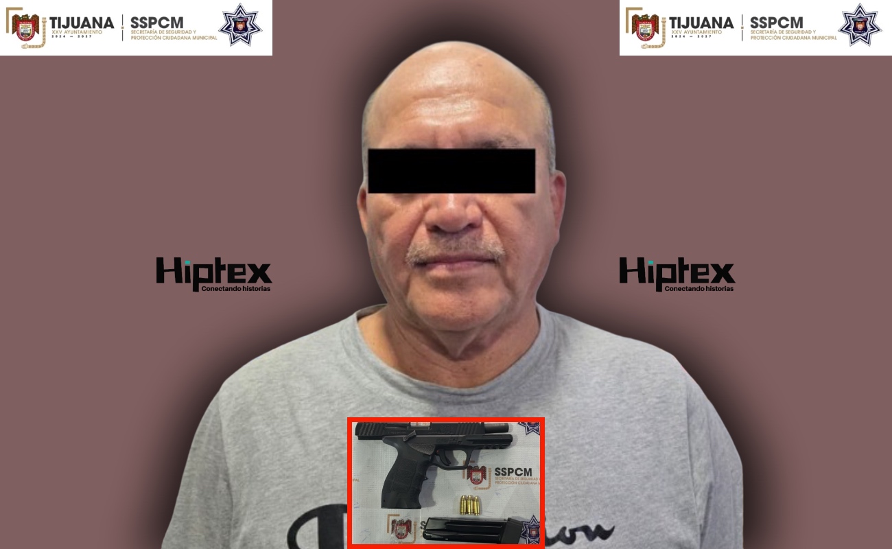 Perfecto 'N', de 58 años de edad, el detenido.