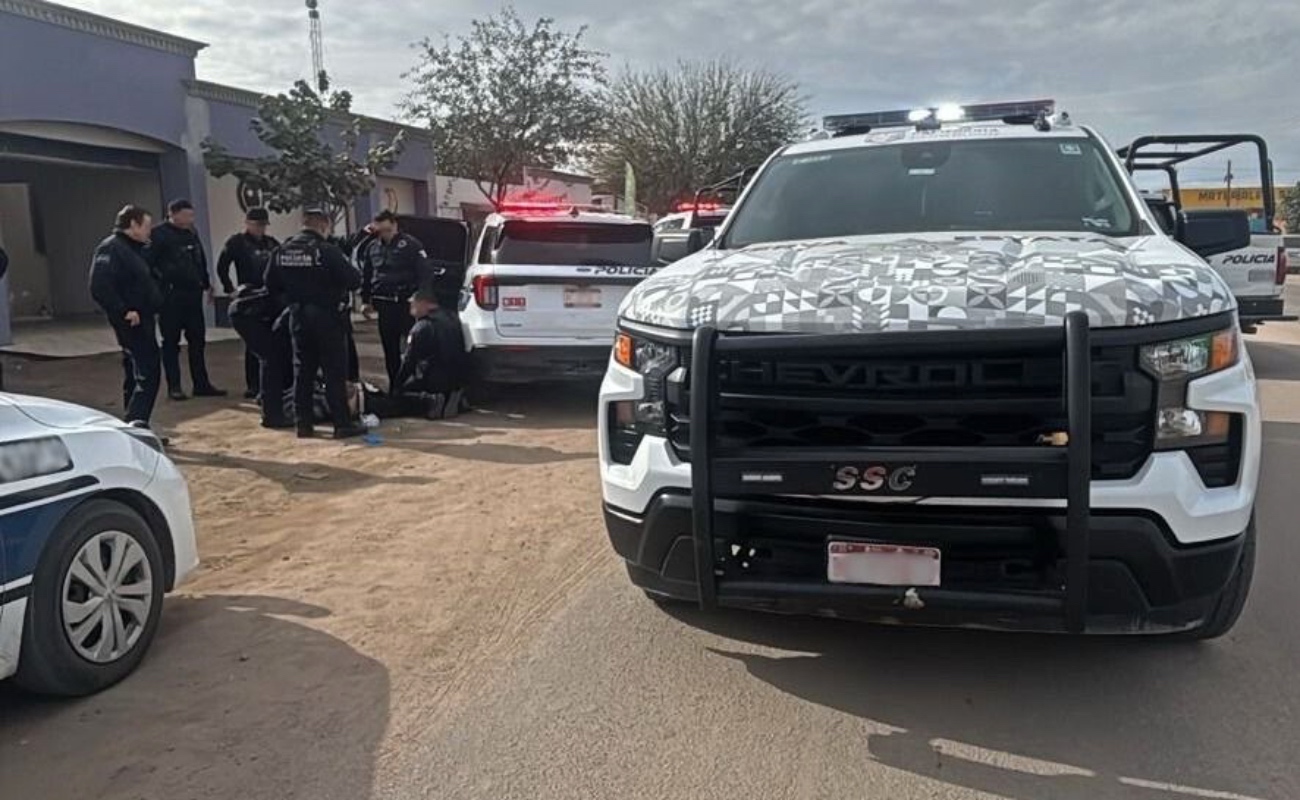 Detienen a violento sujeto tras amenazar de muerte a su madre