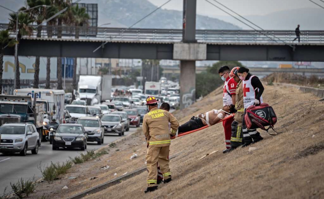 Hieren a hombre durante ataque armado en la canalización del Río Tijuana