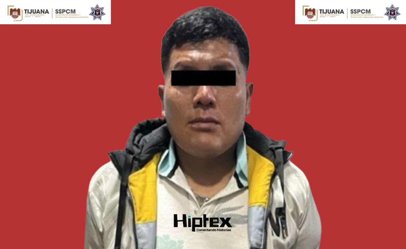 La Policía Municipal de Tijuana arrestó a Uriel “N”, de 32 años, por homicidio culposo con arma punzocortante en Mariano Matamoros Norte.