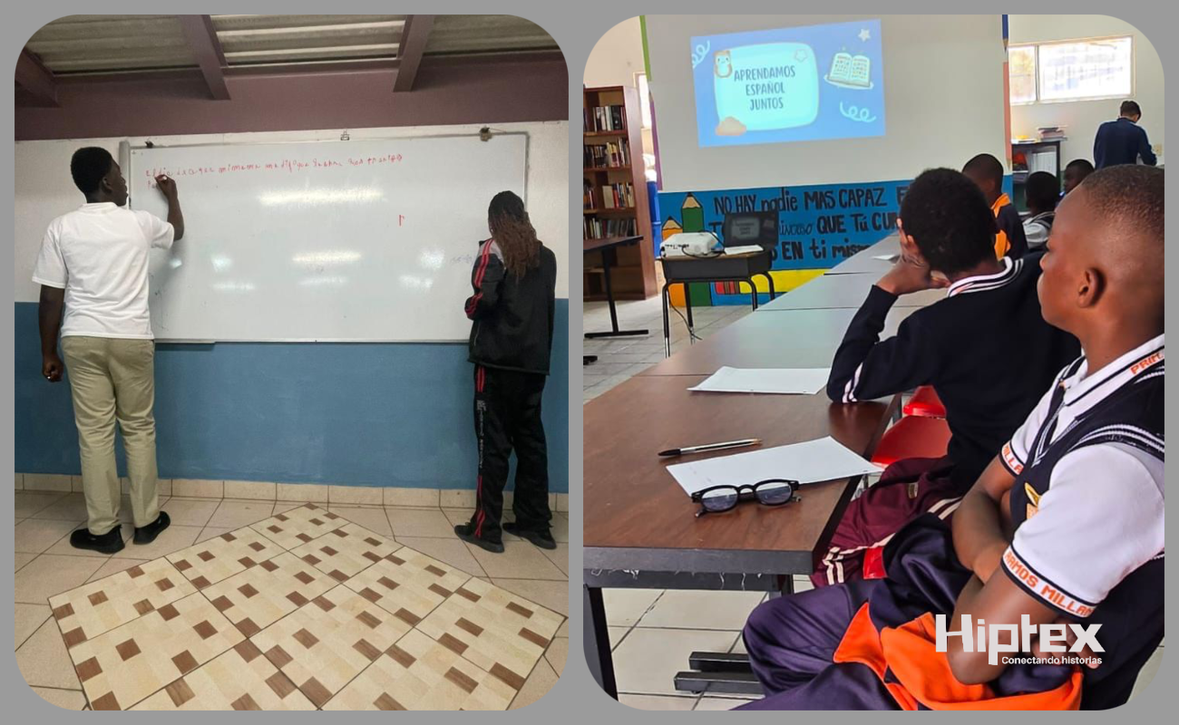 La Secretaría de Educación, dio inicio a las clases de español dirigidas a estudiantes extranjeros migrantes durante el ciclo escolar 2025-2026.