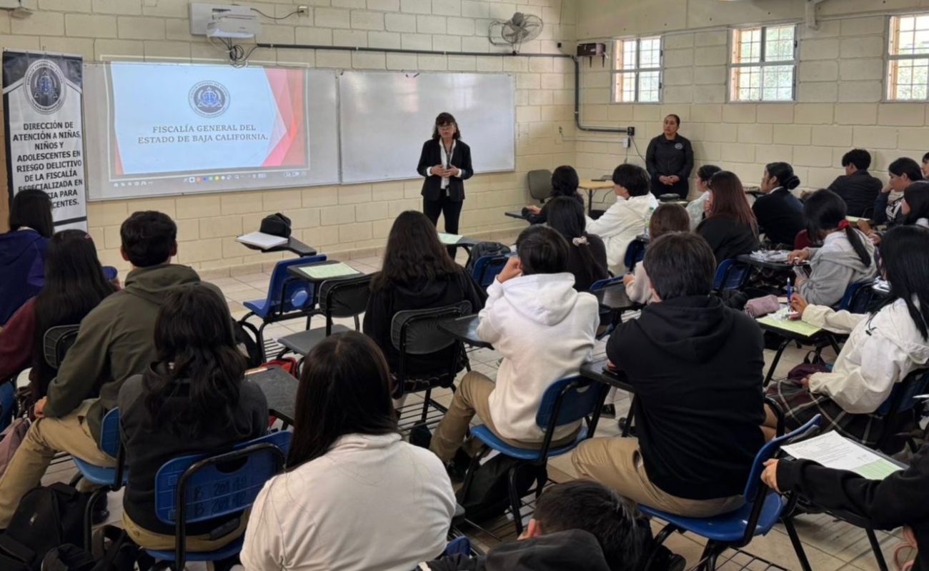 Refuerza FGE estrategias para la detección y atención de menores en riesgo delictivo en Tijuana