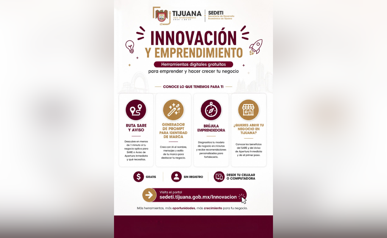Impulsa Gobierno Municipal herramientas digitales para fortalecer el emprendimiento en Tijuana
