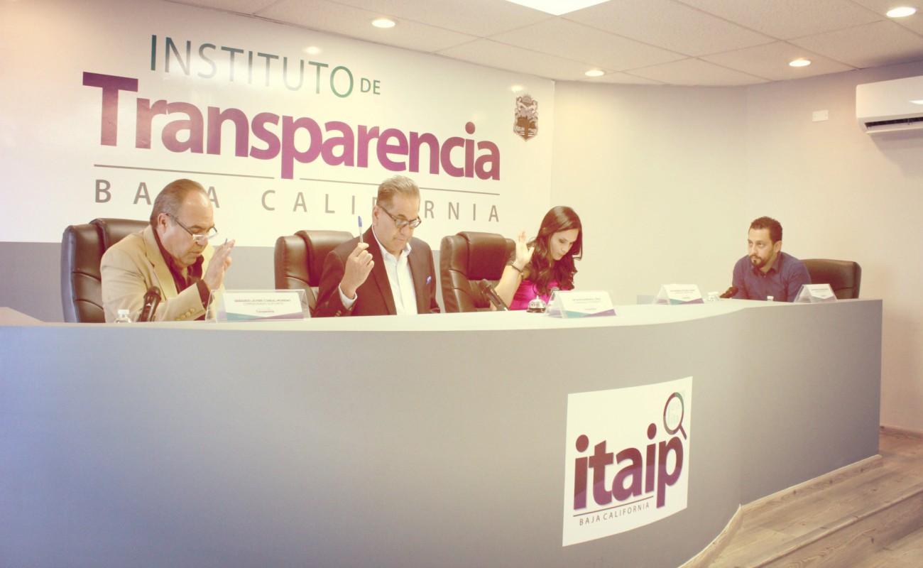 El acuerdo se dio durante la segunda sesión ordinaria del mes de septiembre, informó el comisionado presidente del ITAIPBC, Octavio Sandoval López