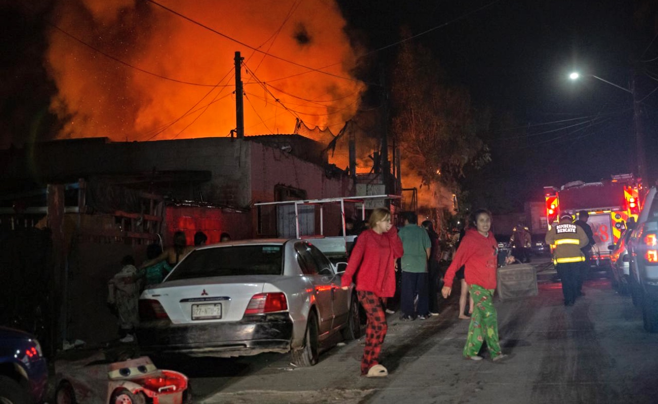 Mueren menor y su bisabuela en incendio en Granjas Familiares del Matamoros