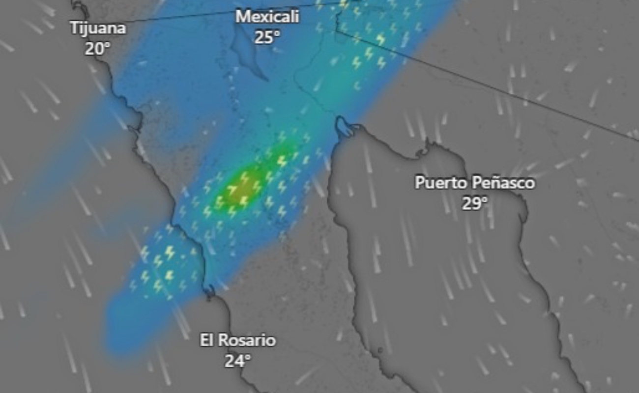 Para este lunes se esperan lluvias más intensas.