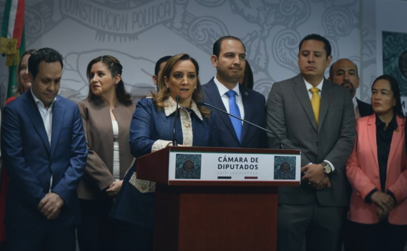 En rueda de prensa, los dirigentes de la oposición en México alertaron que la revocación de mandato parece una ratificación.