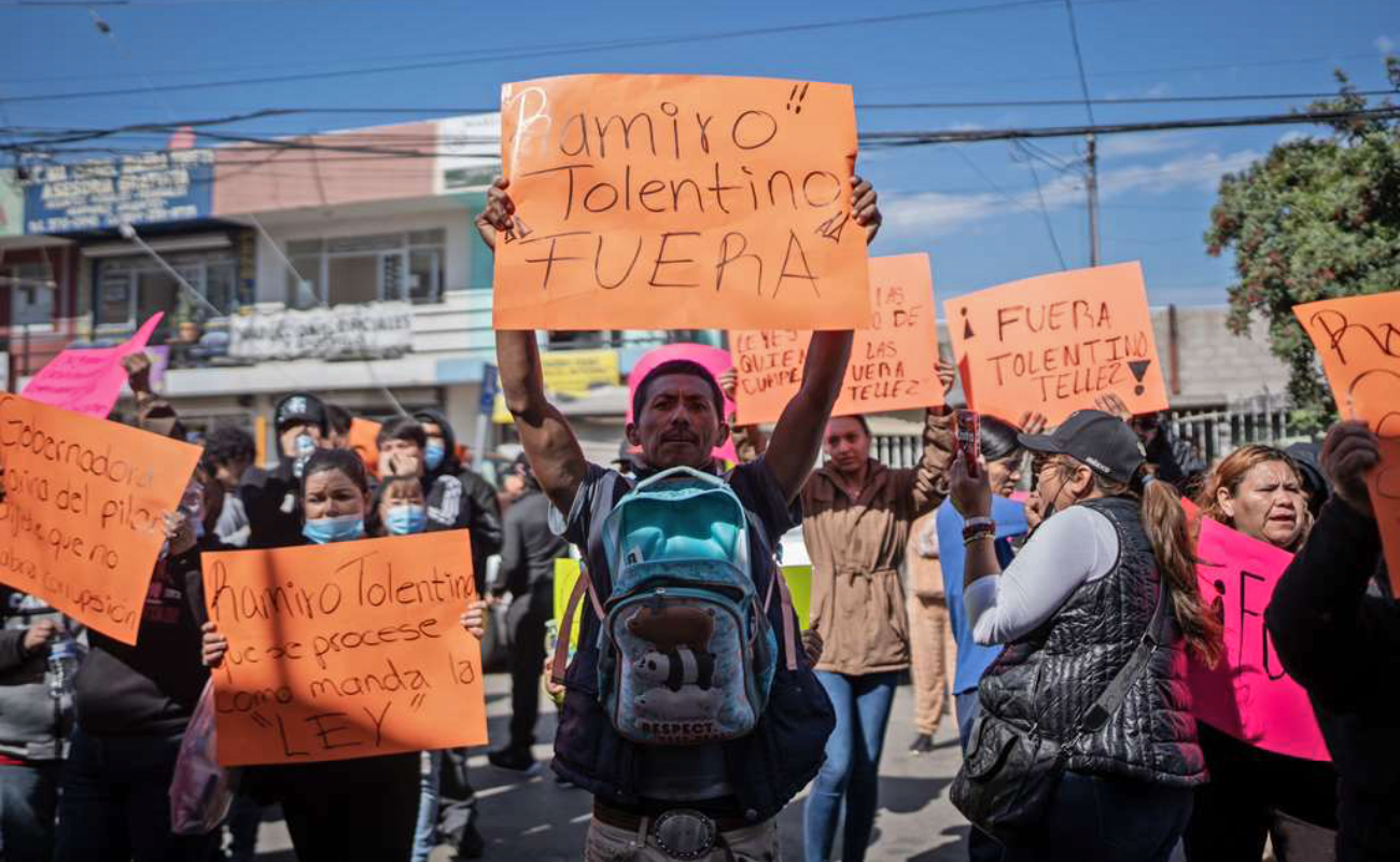Familiares de internos se manifiestan en la Penitenciaría La Mesa