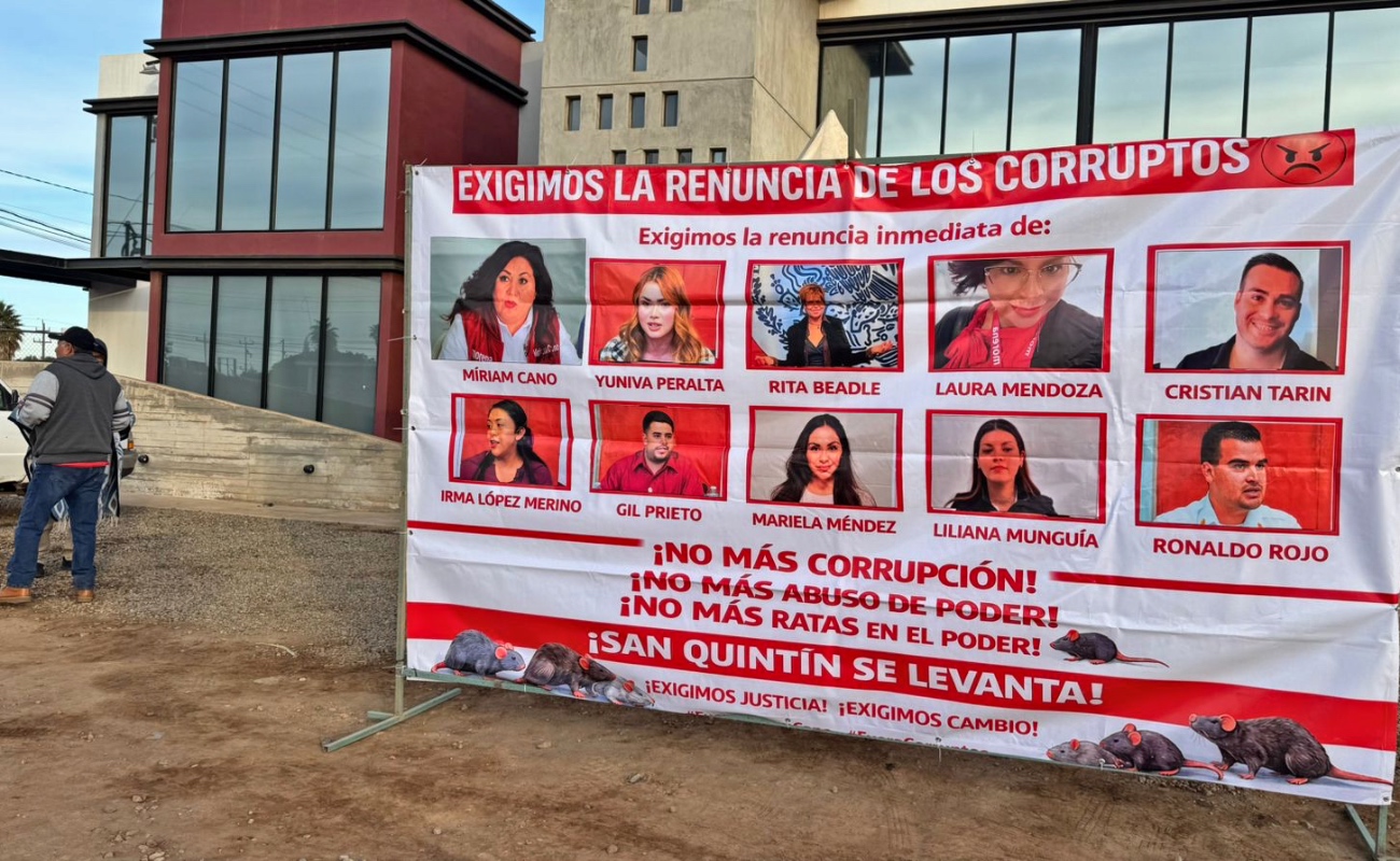 Solicitan juicio político contra la alcaldesa de San Quintín, Miriam Cano