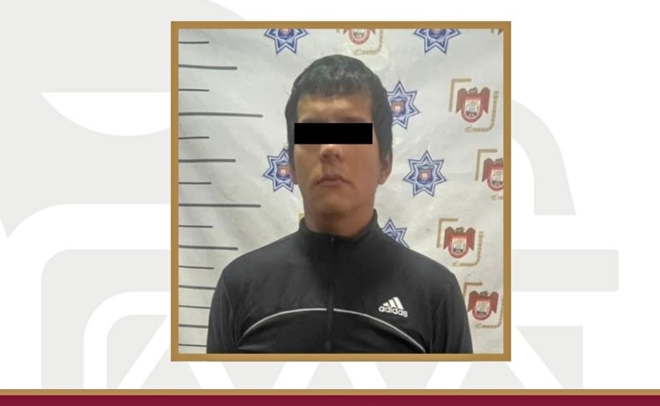 Adalberto “N” de 30 años fue arrestado por agredir a su pareja.