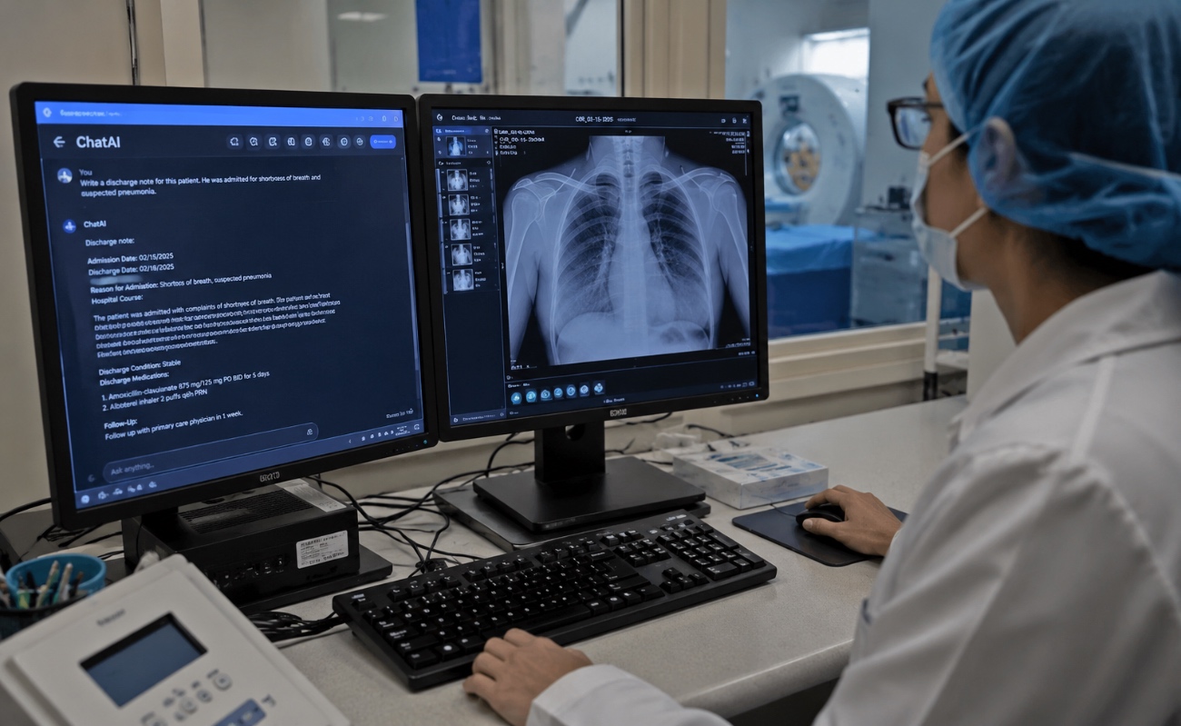Sistemas de inteligencia artificial comienzan a formar parte de hospitales y clínicas para asistir diagnósticos, analizar estudios médicos y agilizar la atención de pacientes.