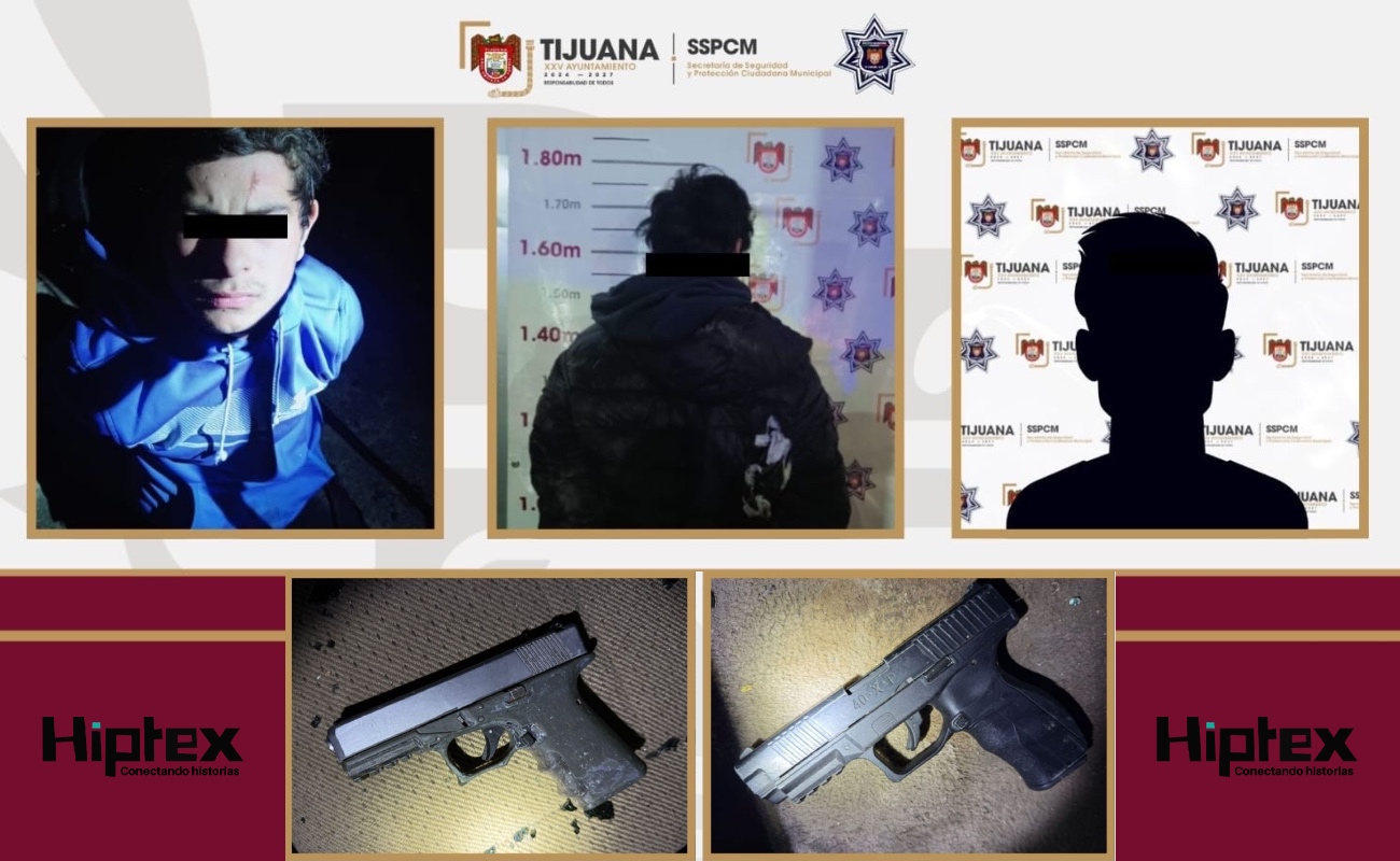 Los tres sujetos fueron puestos a disposición de la autoridad investigadora correspondiente.