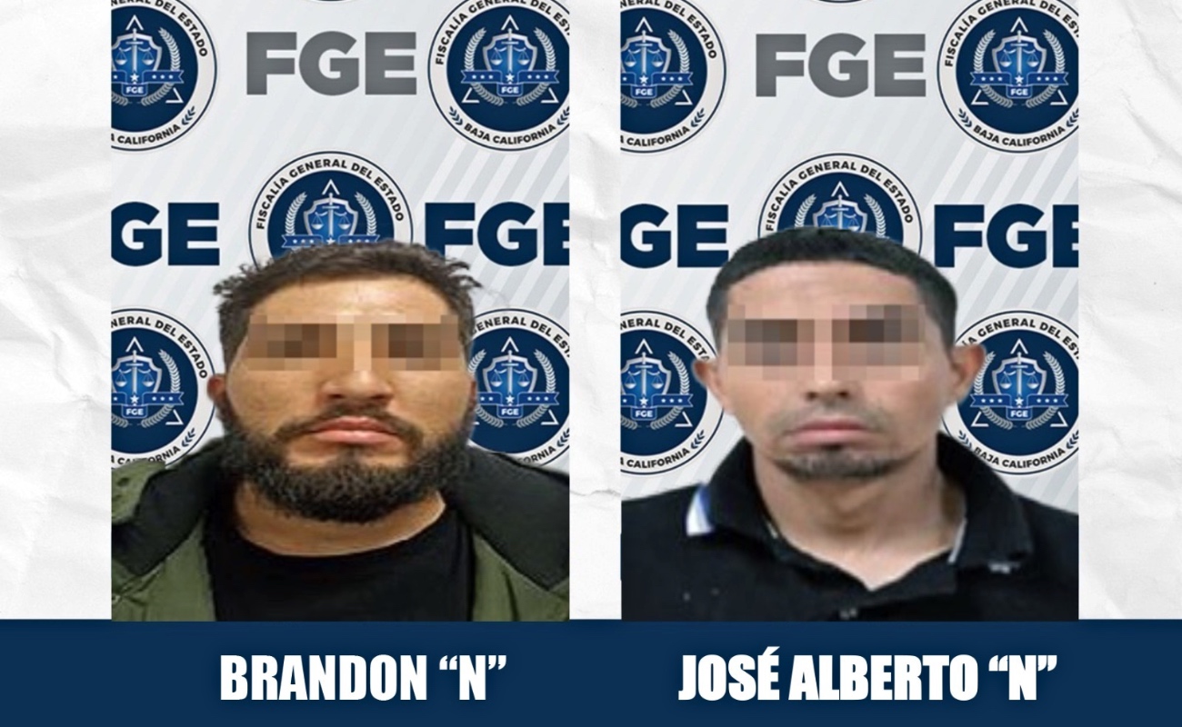Dos hombres, Brandon “N” y José Alberto “N”, fueron vinculados a proceso por robo calificado con violencia en Mexicali.