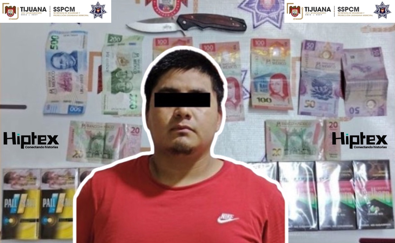 Capturan a sujeto tras robar mil pesos y dos paquetes de cigarros a Oxxo en Campestre Murúa