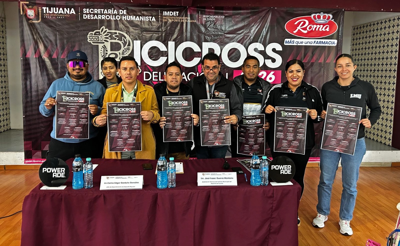 El IMDET presentó el Torneo Delegacional de Bicicross 2026, gratuito y dirigido a niños de 6 a 13 años.