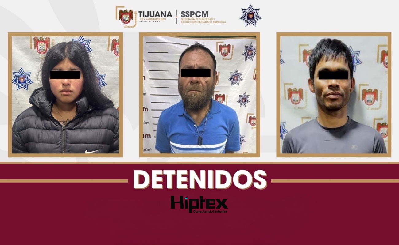 Captura Policía Municipal a tres personas con órdenes de aprehensión por delitos contra la salud
