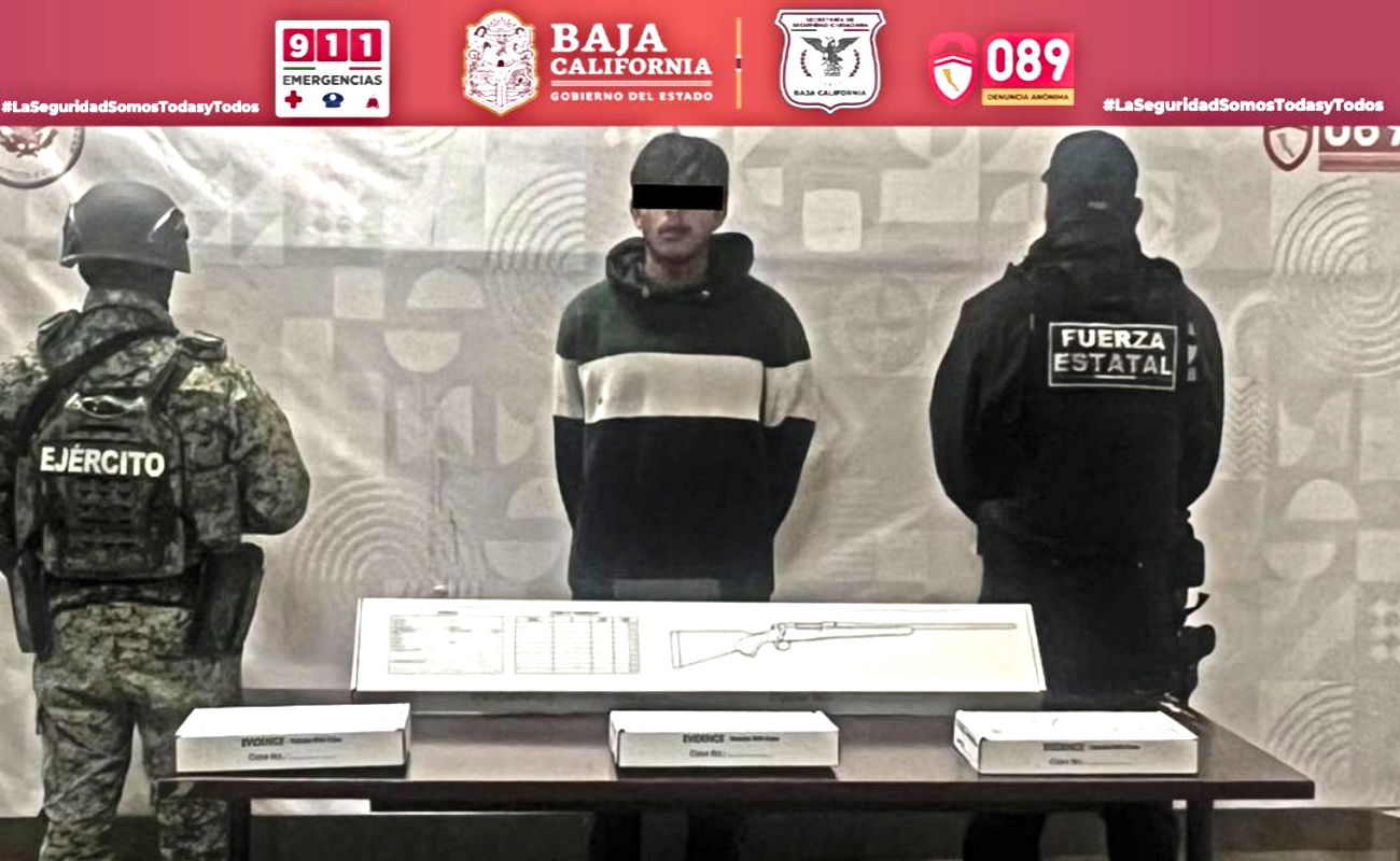 Pedro Luis “N”, de 20 años de edad, el detenido.