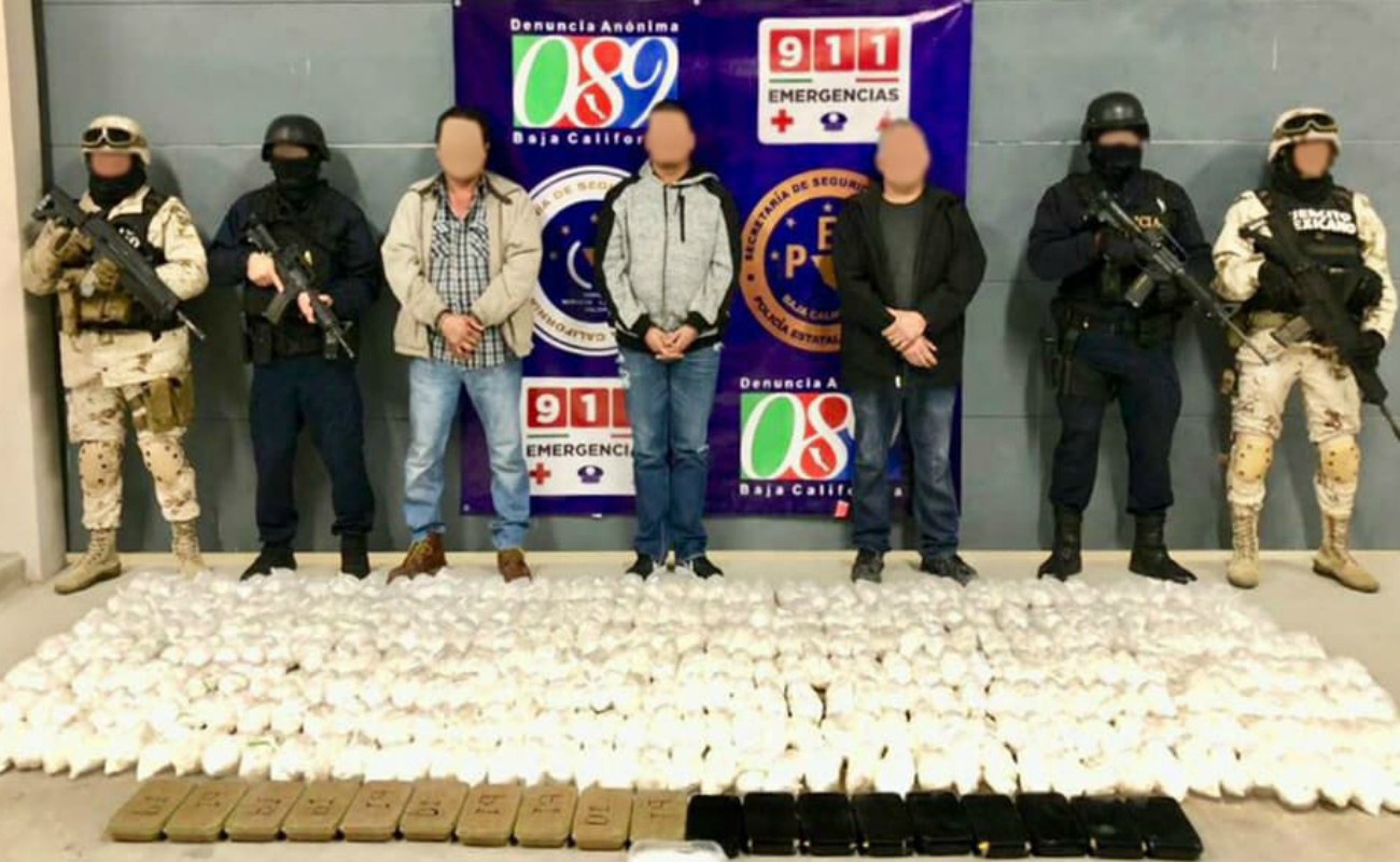 Este viernes la SSPE confirmó el aseguramiento de un narco laboratorio en Playas de Rosarito.