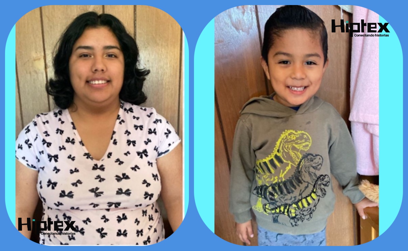 Piden apoyo ciudadano para localizar a Guadalupe Soto Vidal de 17 años y Yhiren Alexander Soto Vidal de 4 años de edad.