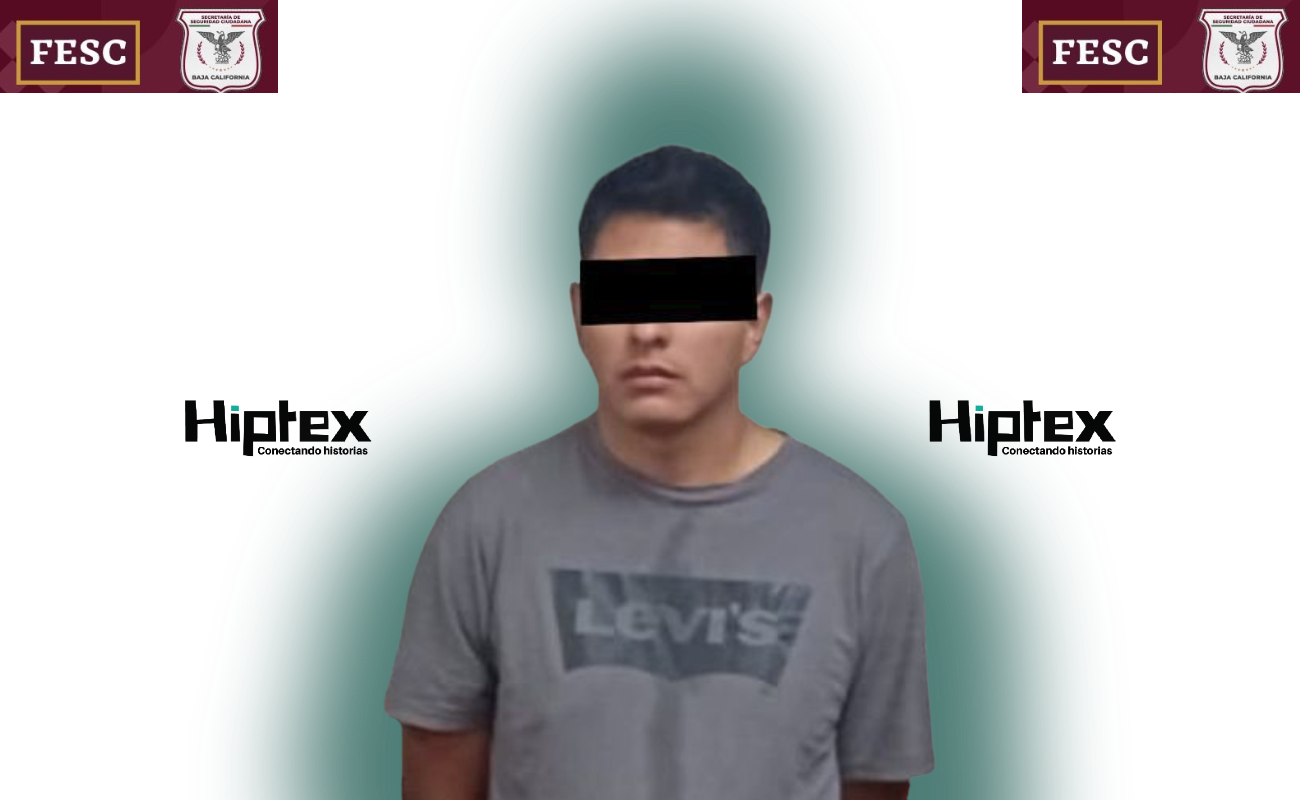 Carlos Francisco “N”, de 27 años, el detenido.