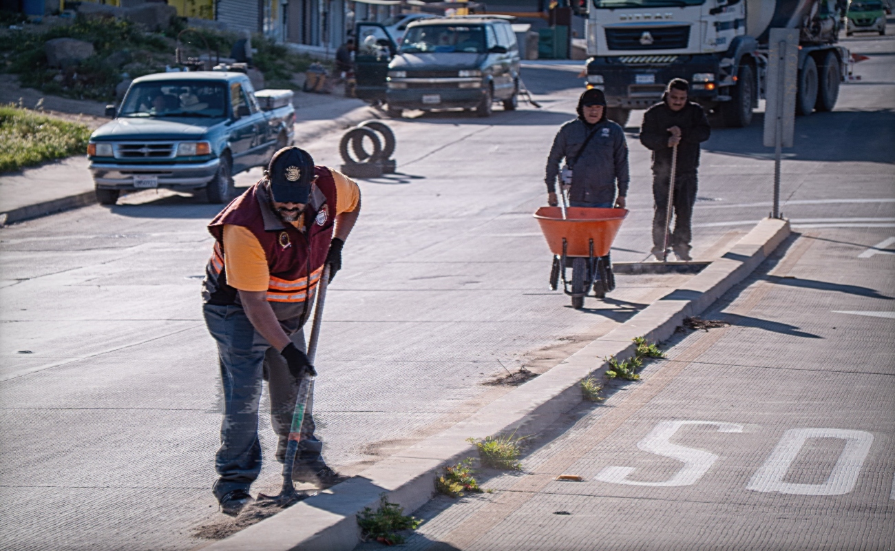 En la colonia Planicie, de la Delegación La Presa Abelardo L. Rodríguez, se recolectaron 30 toneladas de basura y escombro.