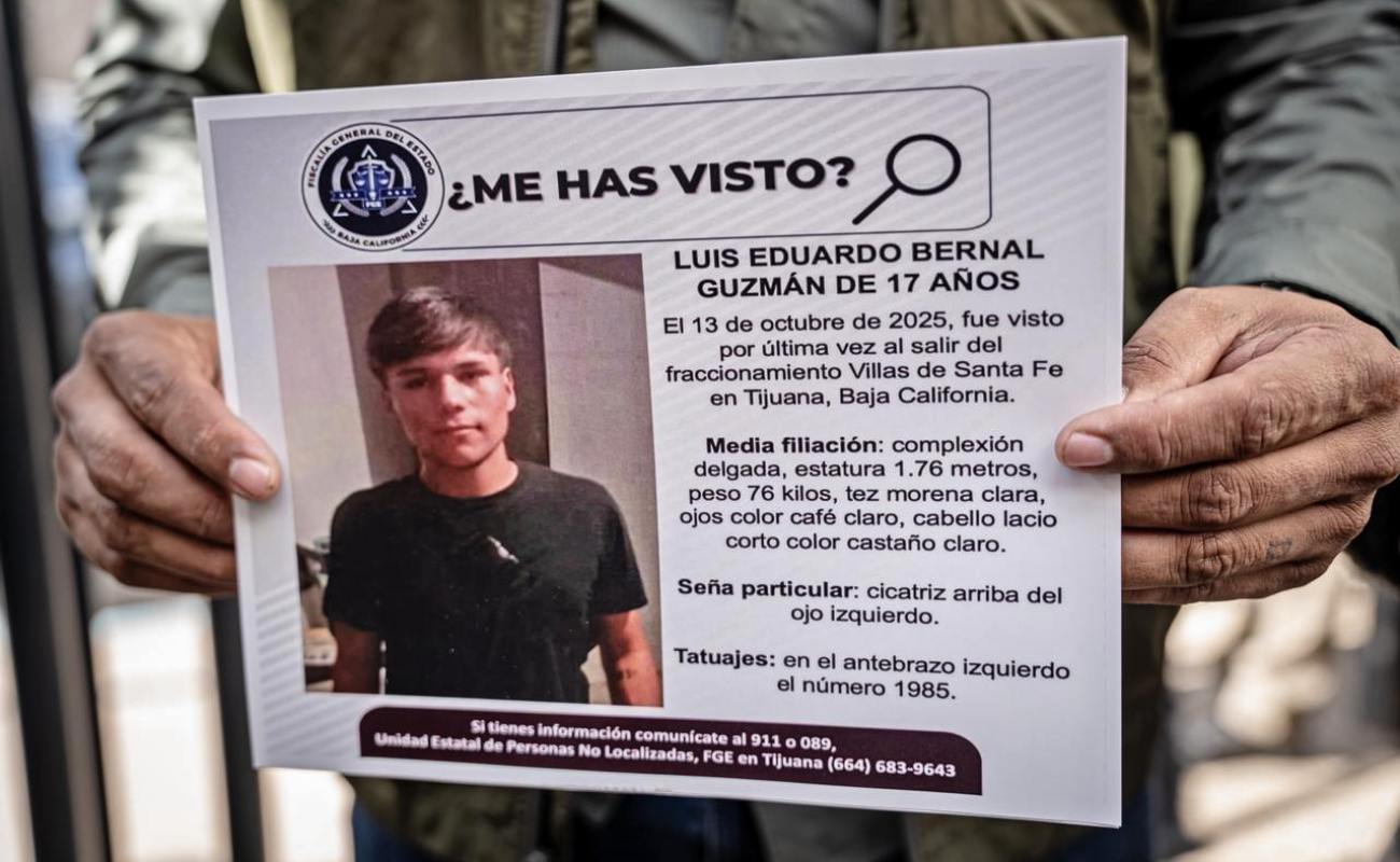 Padres del joven Luis Eduardo Bernal salen a buscarlo