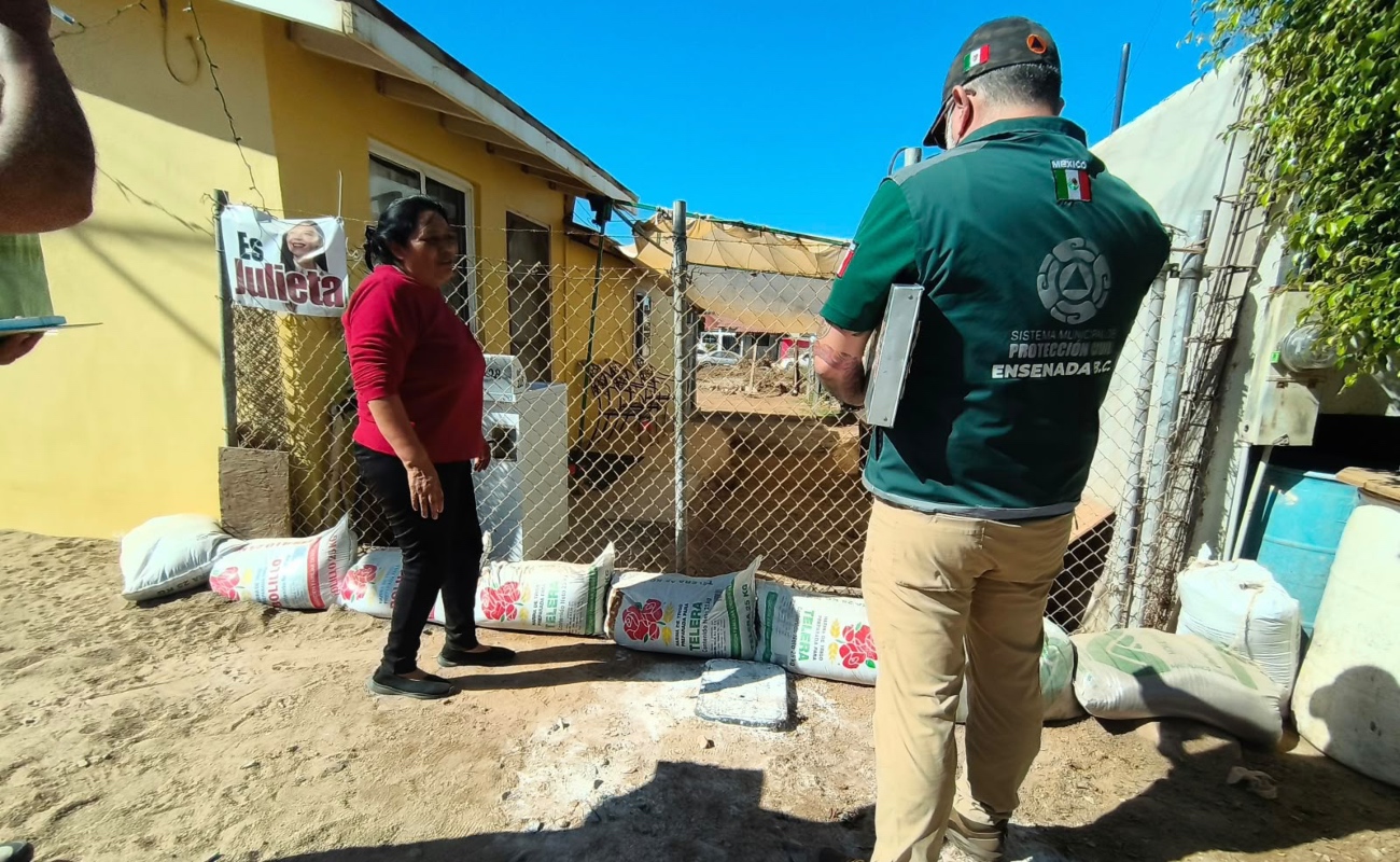 Realiza Gobierno de Ensenada evaluación preventiva en Praderas del Ciprés