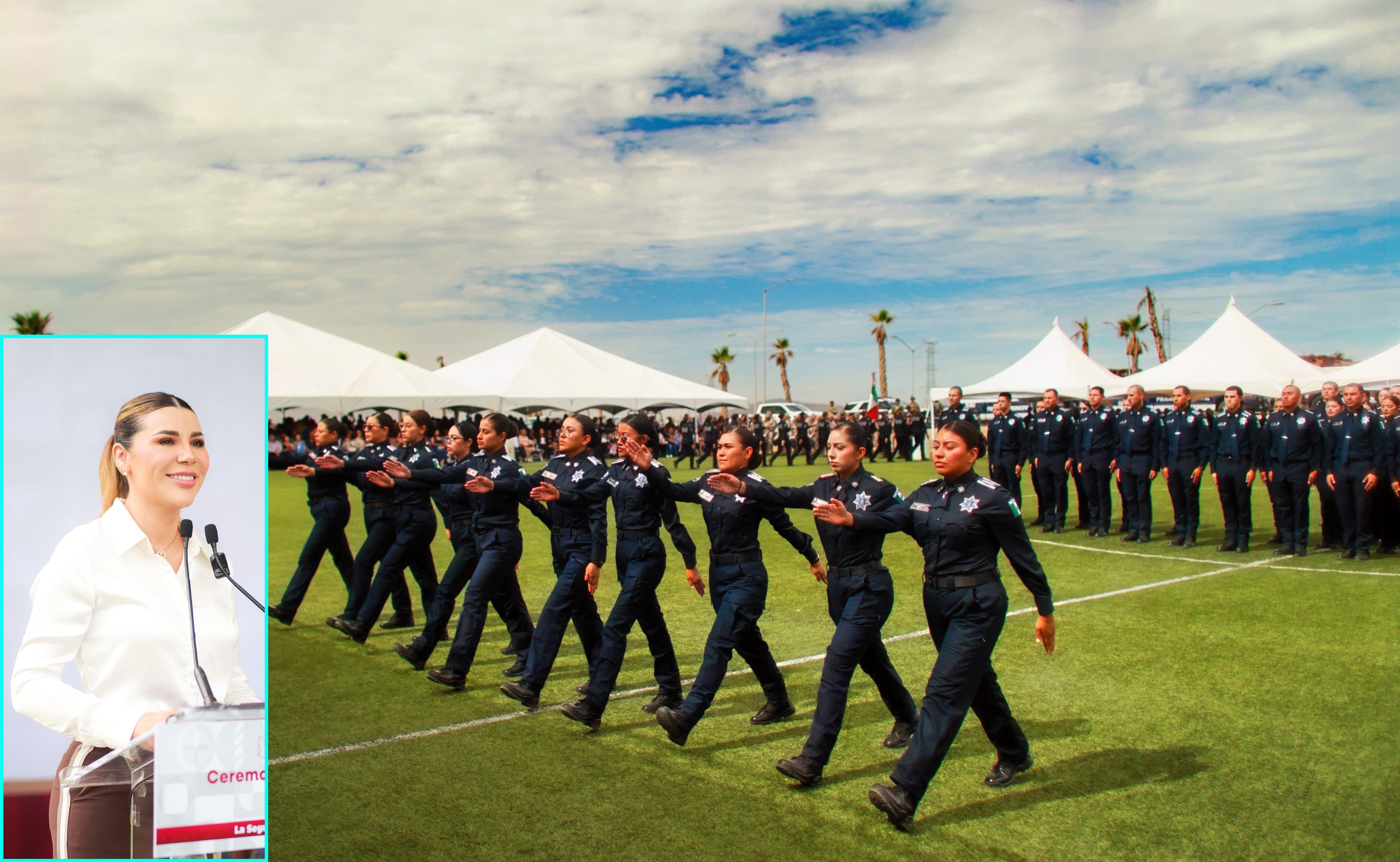 La gobernadora Marina del Pilar Avila Olmeda encabezó la ceremonia.