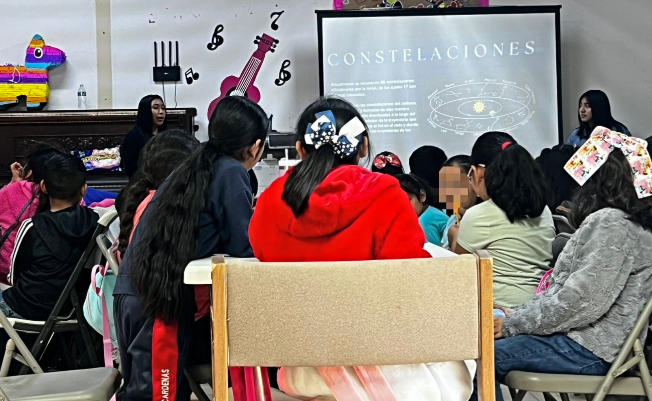 Se realizó el taller “Un viaje por el conocimiento” para 38 niñas, organizado por la coordinación de Educación y bibliotecas municipales.