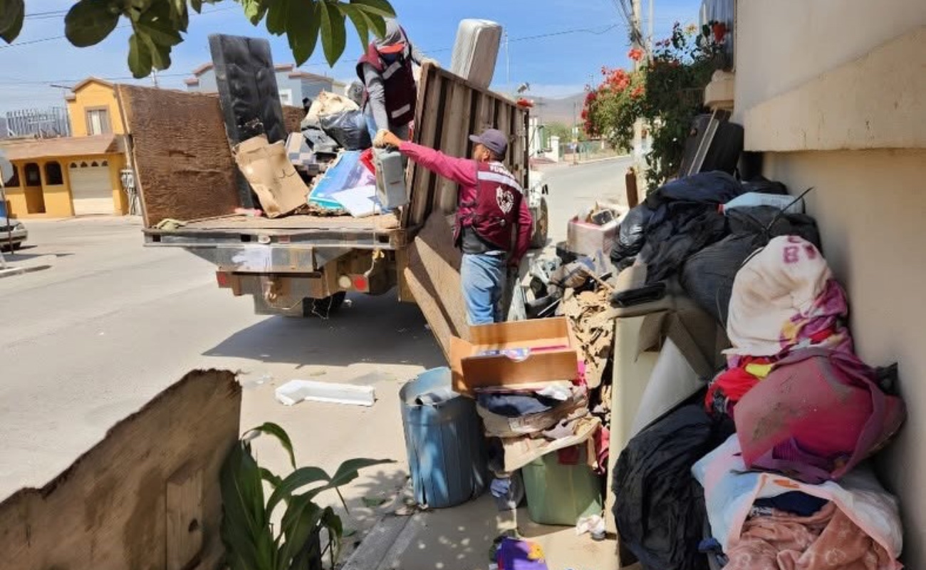 Anuncian operativo especial de recolección de basura de traspatio en Montemar