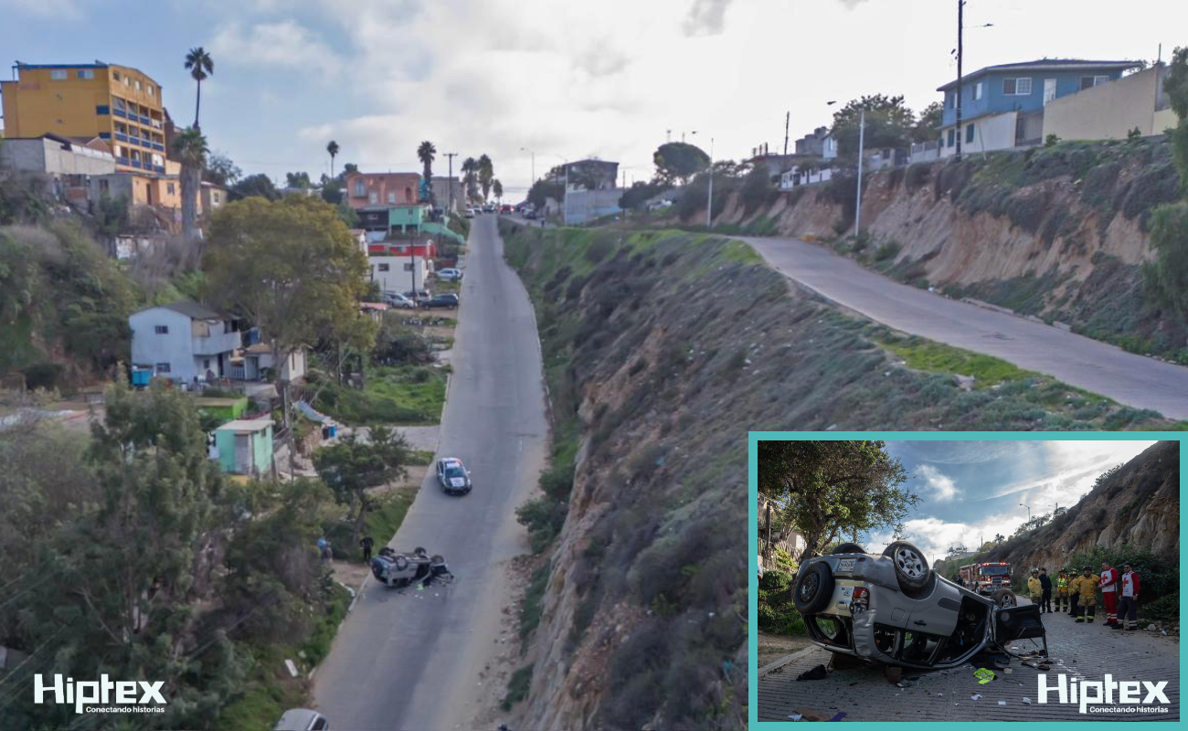 Conductor se salva de morir al caer de 20 metros de altura