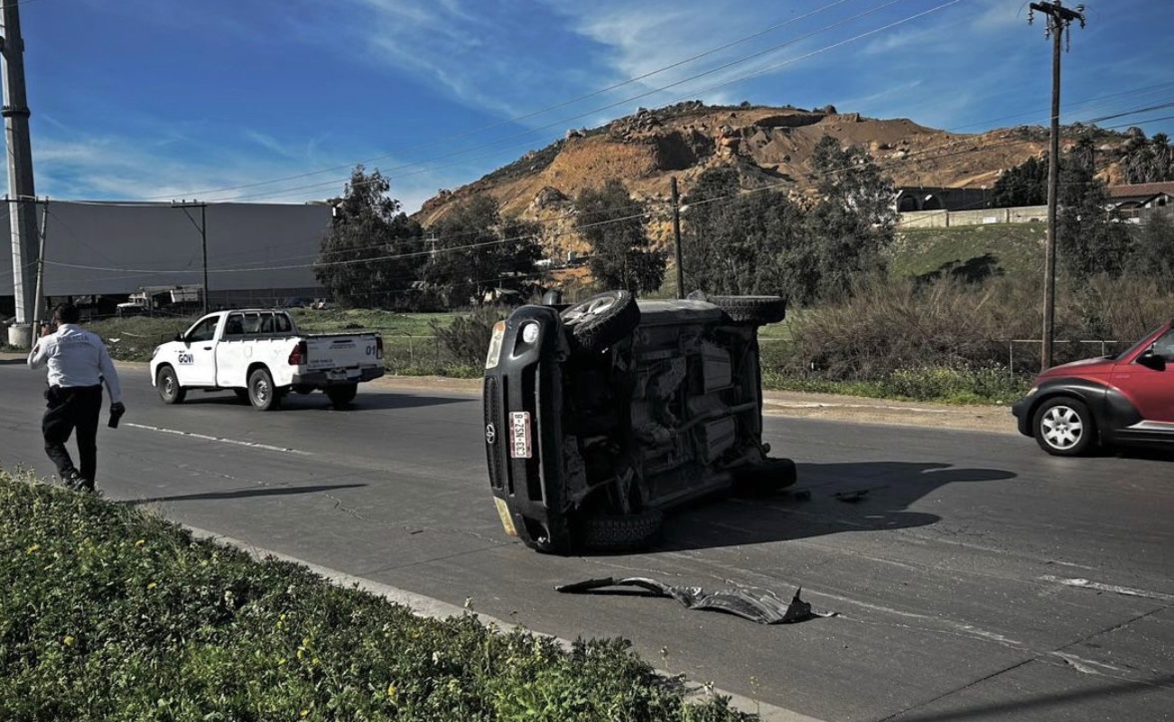 Los conductores resultaron ilesos.