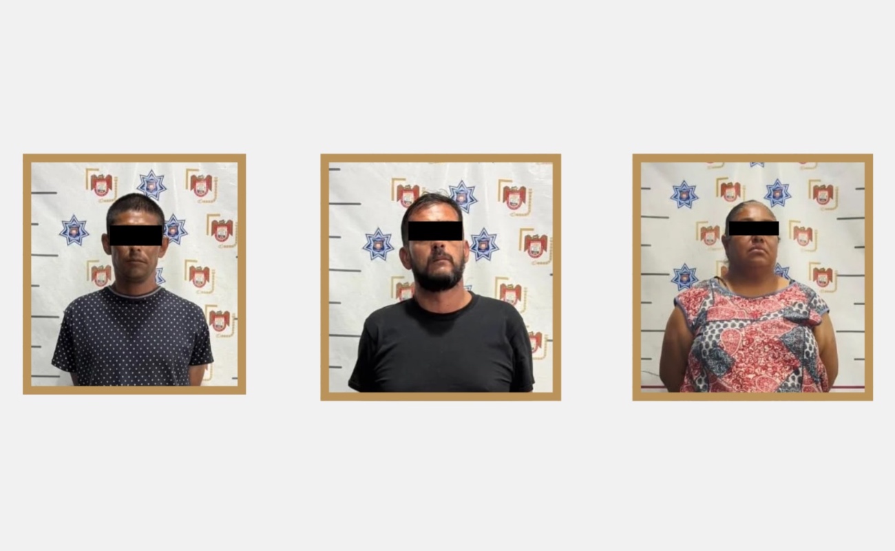 Los detenidos fueron remitidos a la Fiscalía General del Estado.