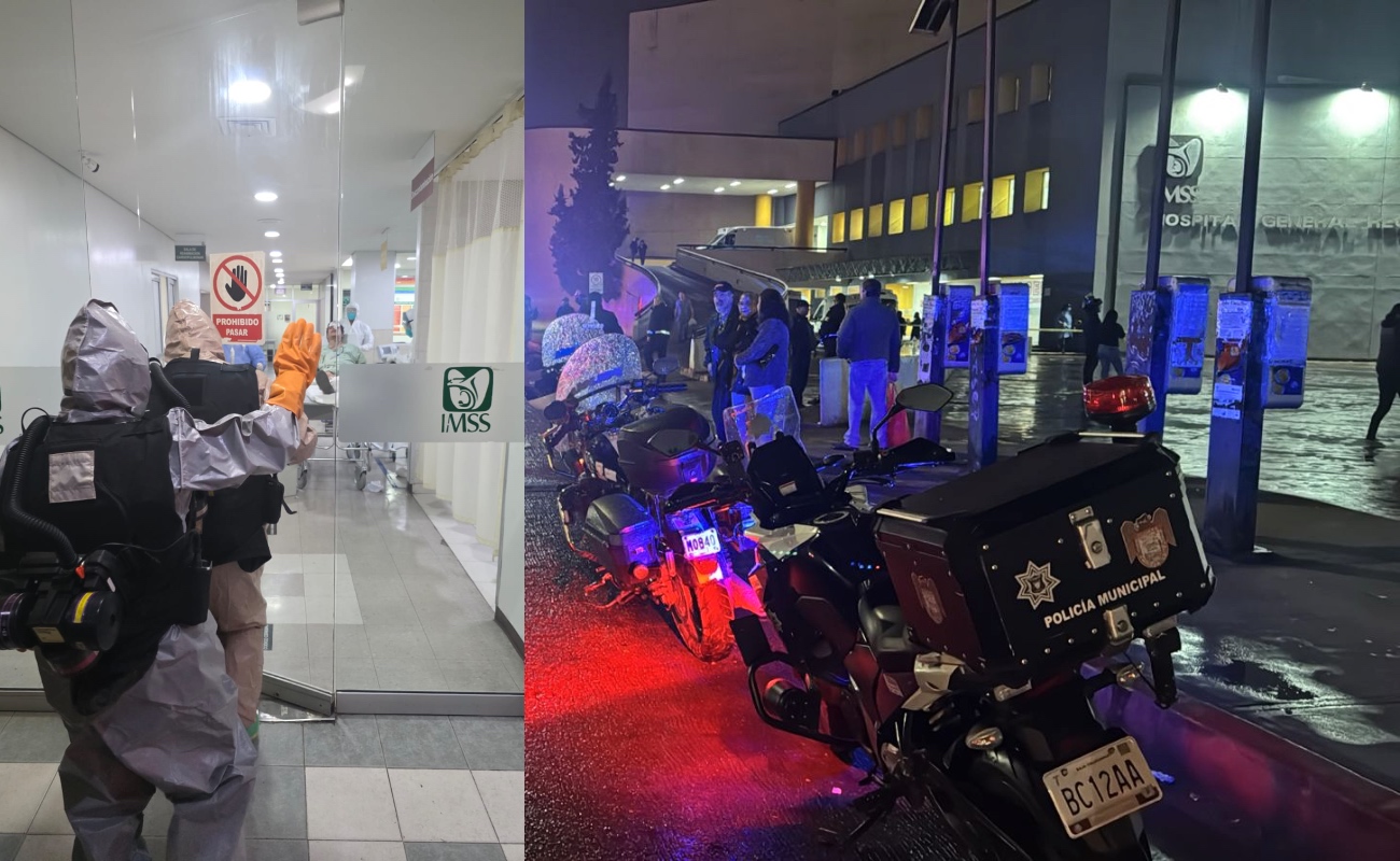 Activan protocolo en Clínica 1 del IMSS por paciente expuesto a sustancias químicas