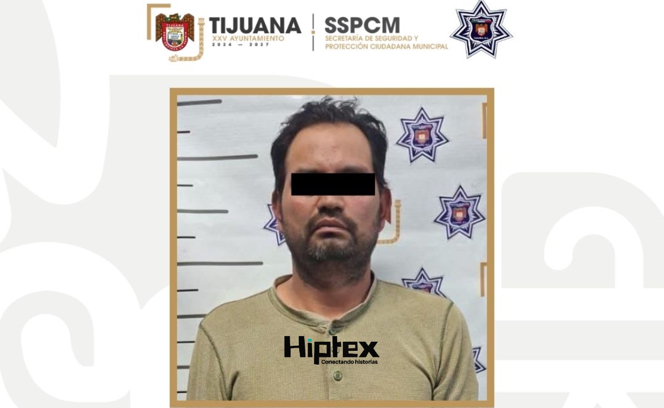 Mario David “N”, fue detenido por la Policía Municipal luego de agredir a su esposa.