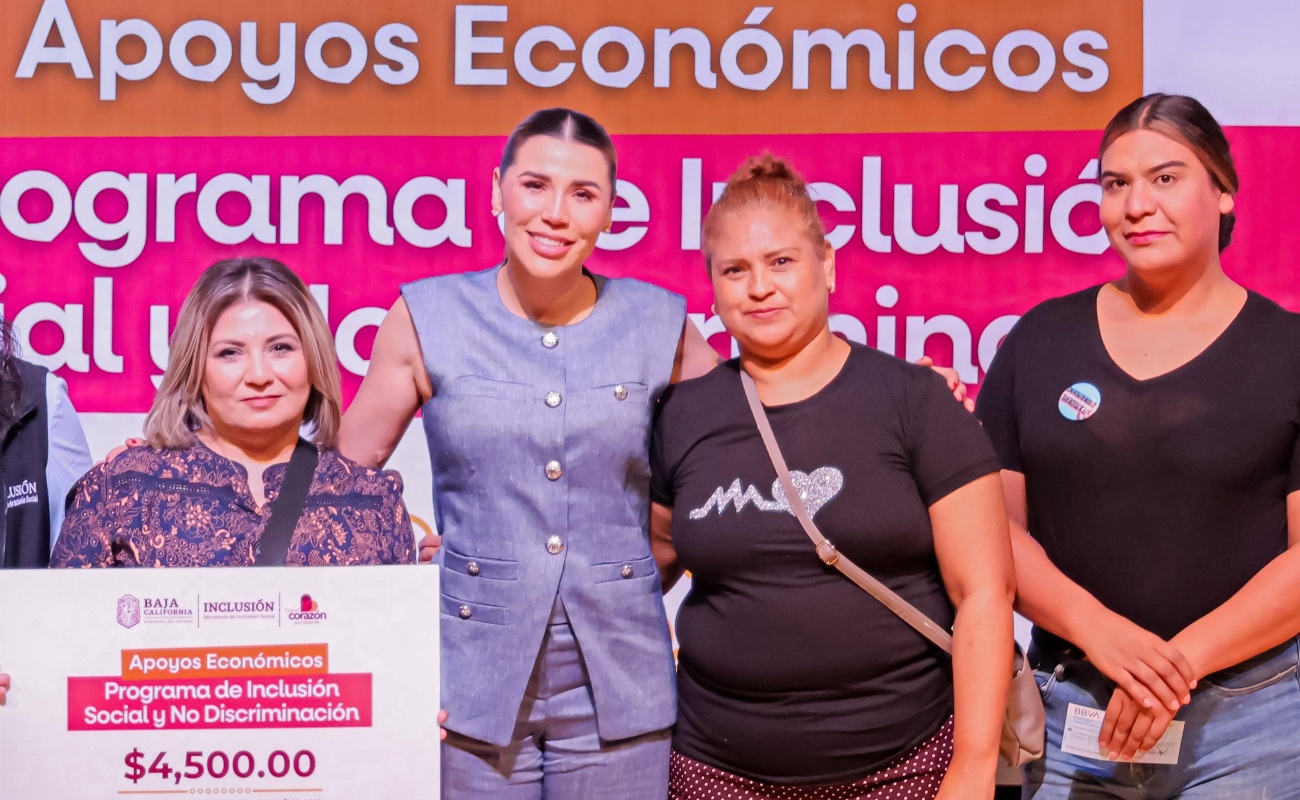 Despliega gobierno de Baja California apoyo directo a grupos de atención prioritaria