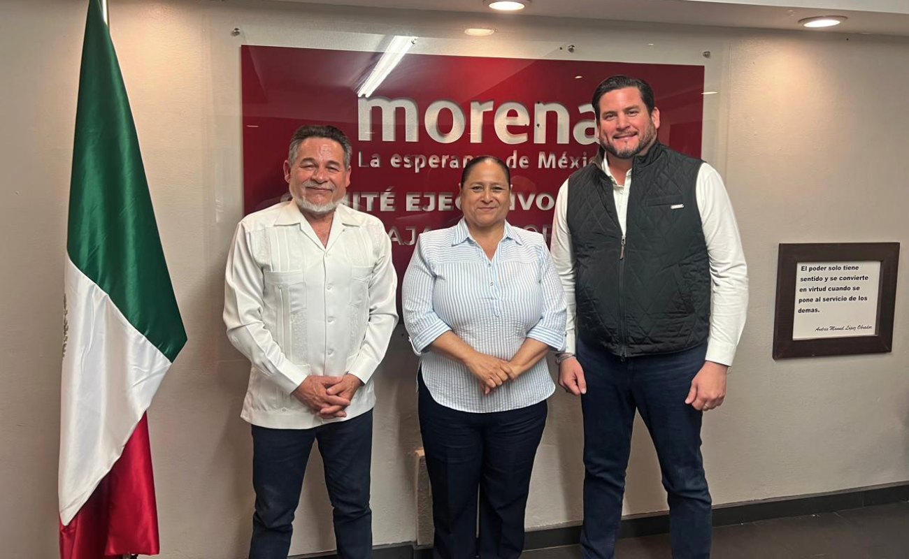 Sostienen encuentro Ismael Burgueño y dirigencia estatal de Morena