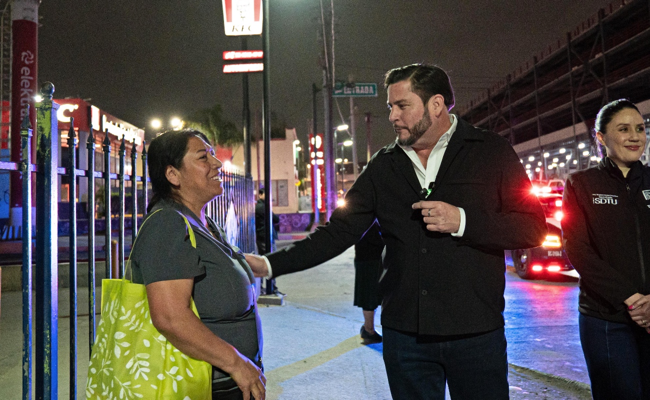 Inaugura Ismael Burgueño nuevo Sendero Seguro en el crucero de la 5 y 10