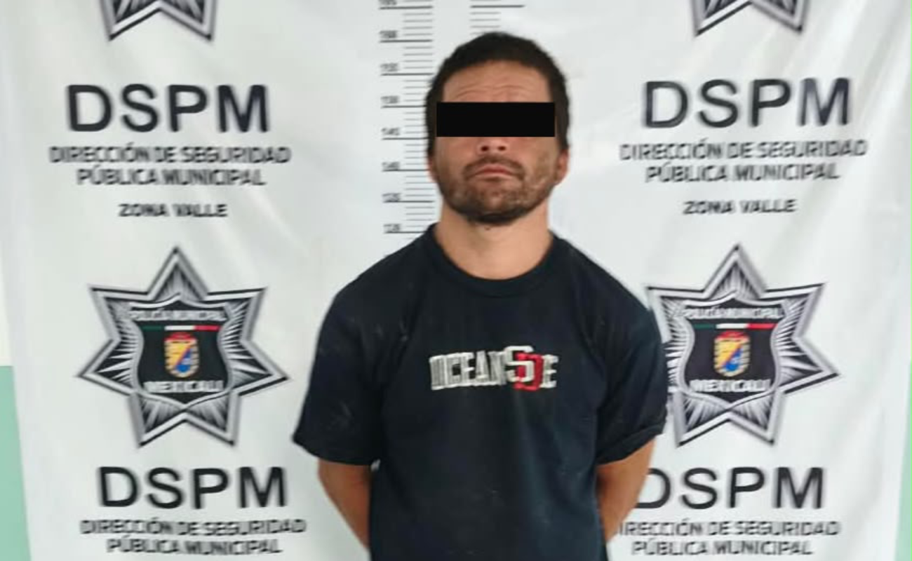 Captura Policía Municipal de Mexicali a sujeto por homicidio