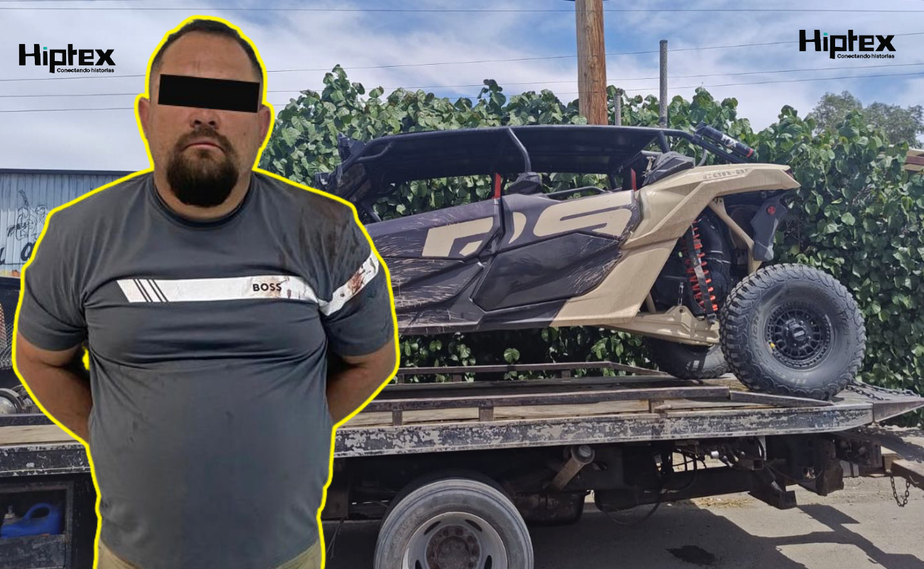 José Alonso “N” de 38 años de edad, el detenido.