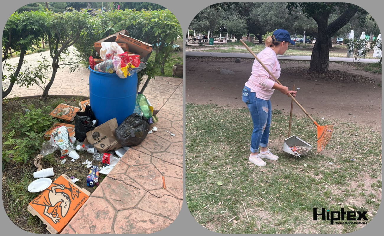 Se realizaron labores de recolección de basura, limpieza de caminos y espacios comunes.