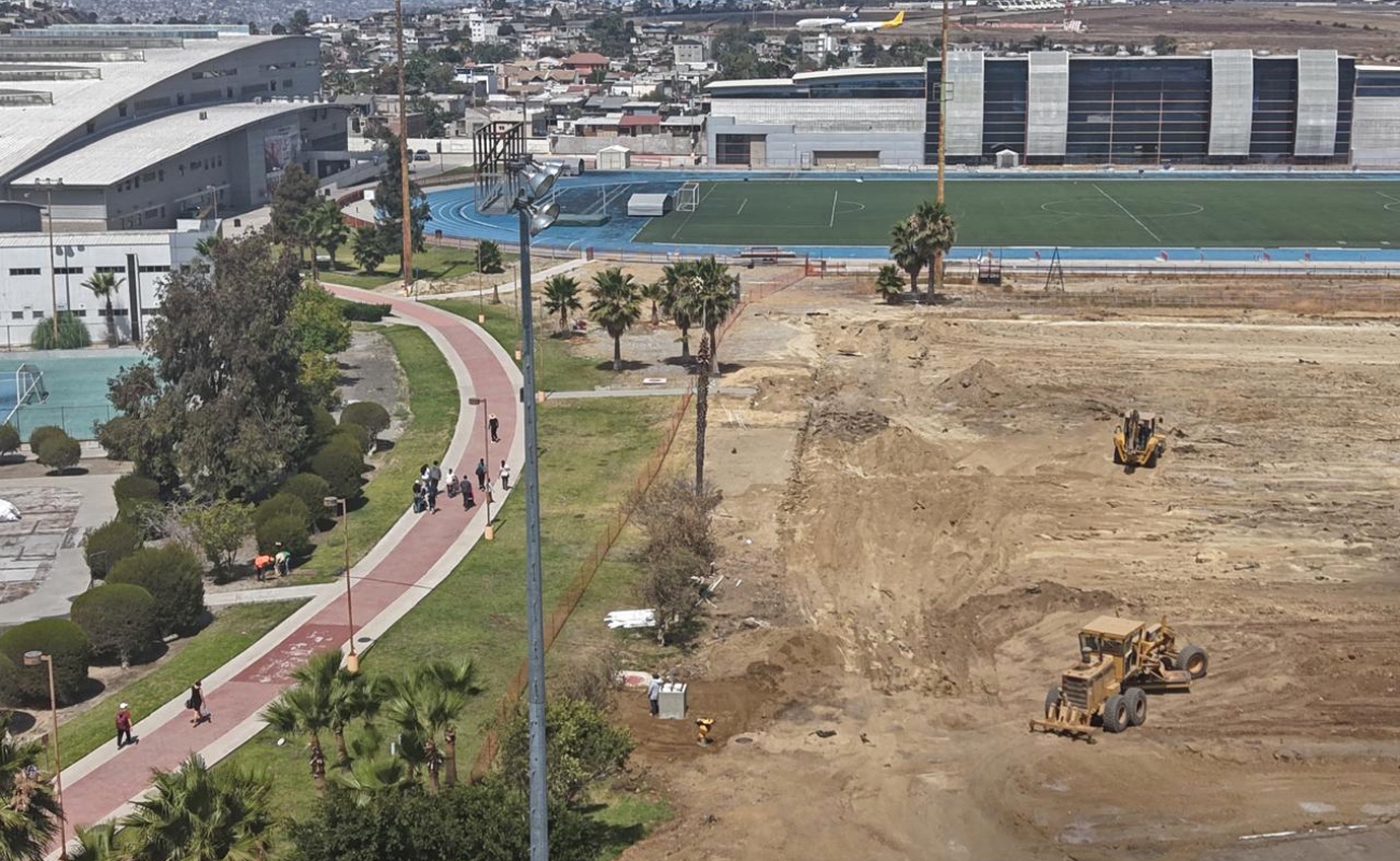 Avanzan obras de infraestructura deportiva en el CAR Tijuana