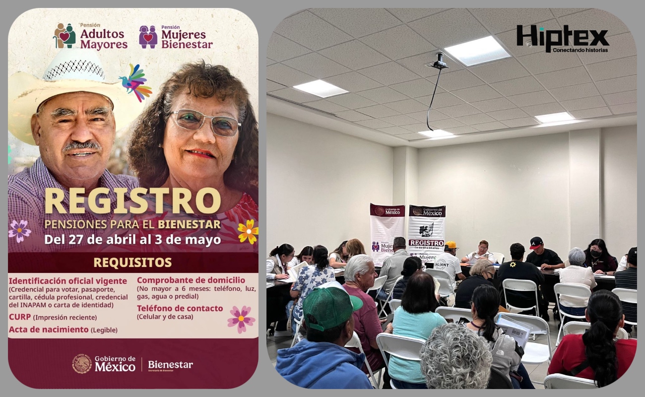 Últimos 3 días para registro a la pensión para adultos mayores y mujeres bienestar