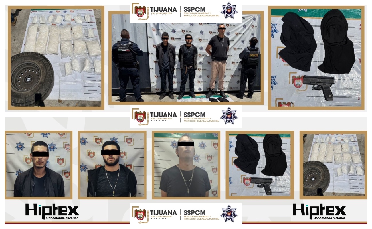 Los sujetos fueron asegurados en posesión de arma de fuego.