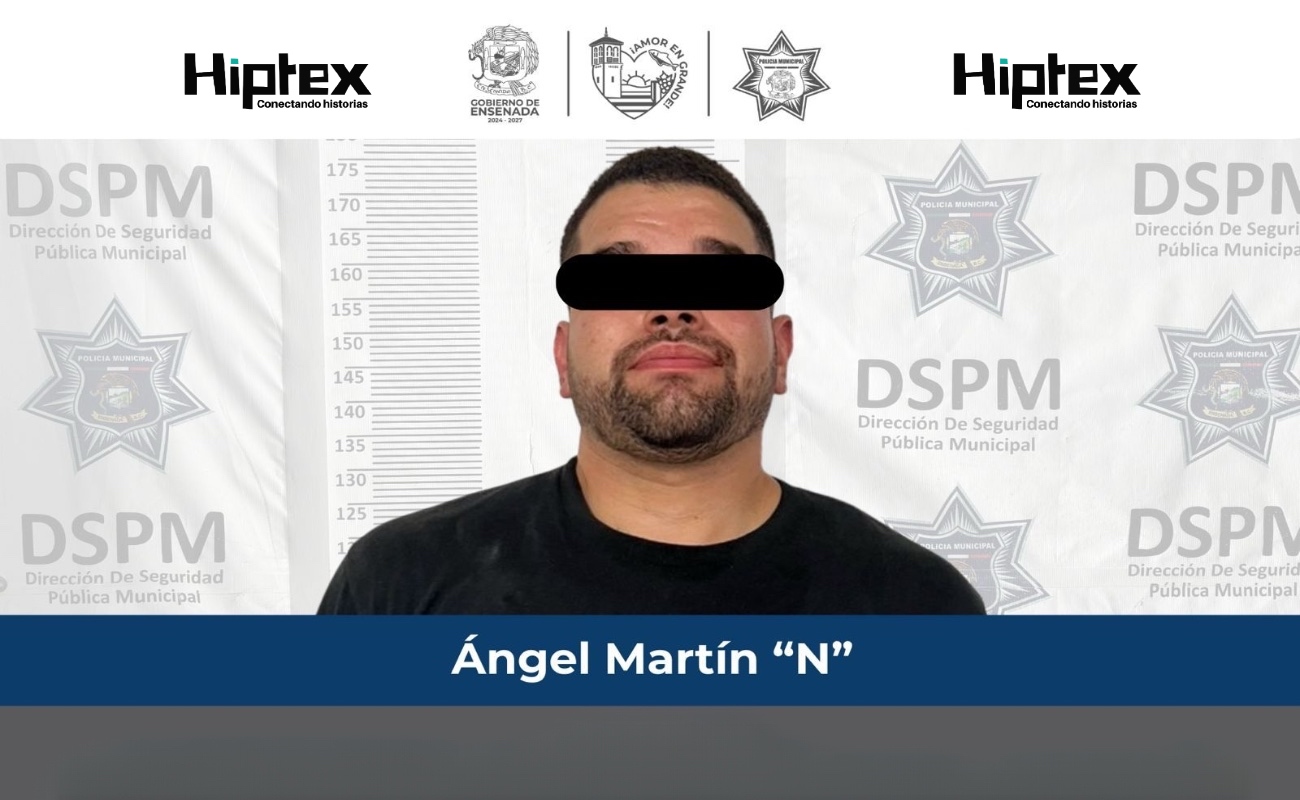 Ángel Martín “N”, de 27 años de edad, fue detenido por su probable participación en delitos contra la salud.