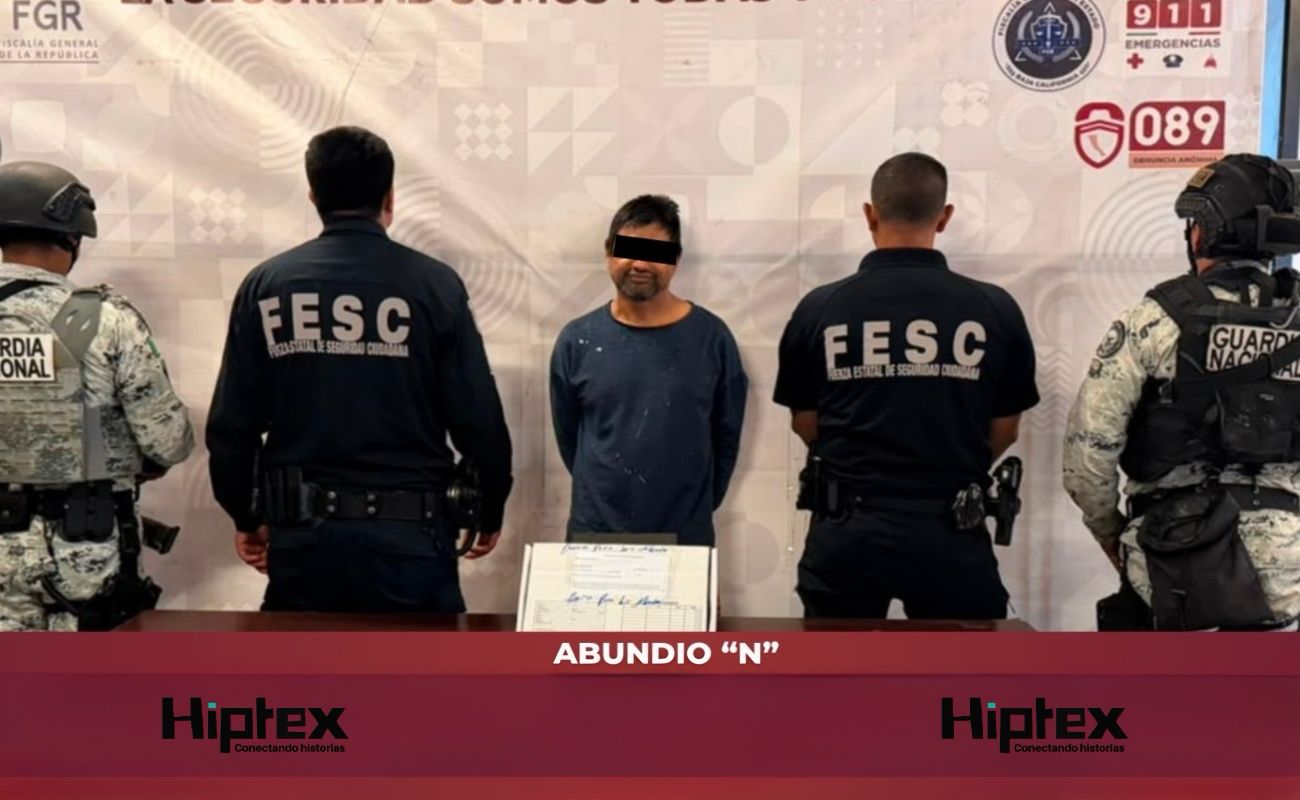El detenido fue identificado como Abundio “N”, de 50 años y originario de Puebla.