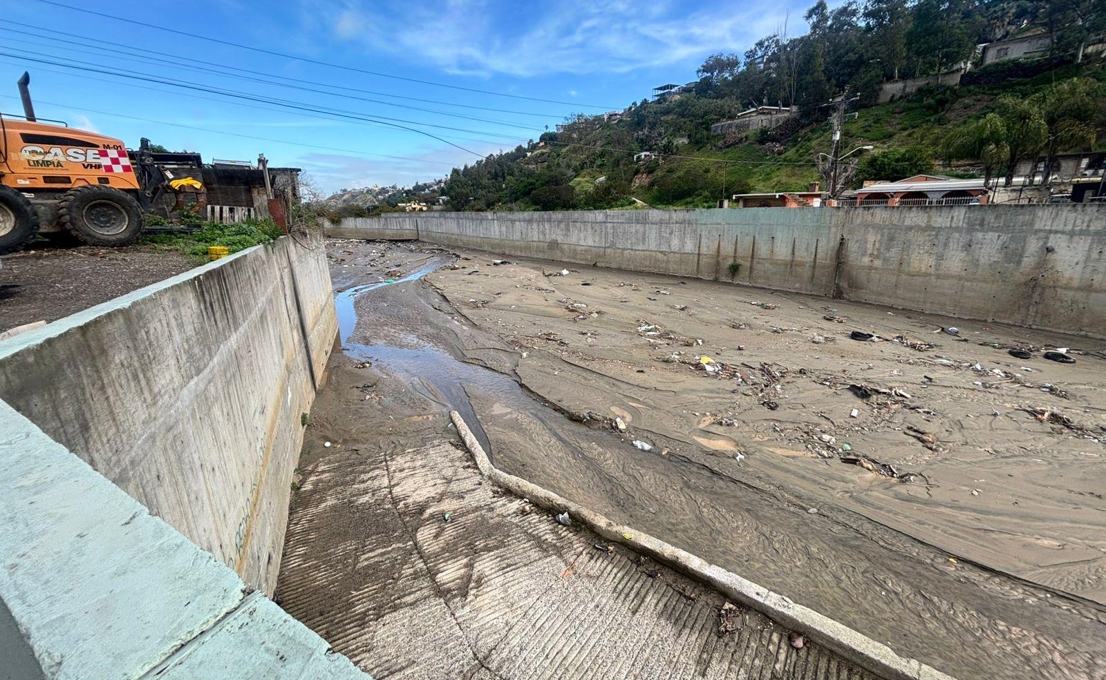 Personal de Protección Civil realiza recorrido de supervisión.